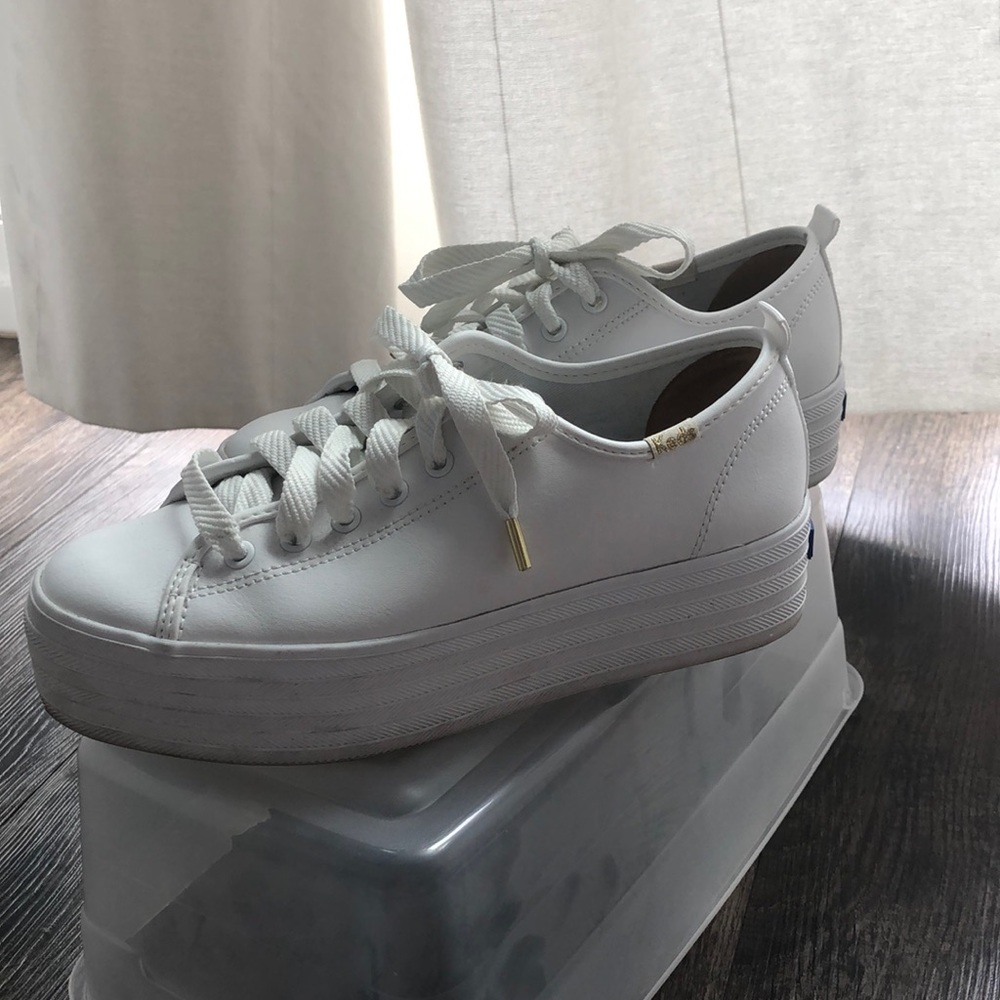Keds Triple Up Leather Platform Sneaker